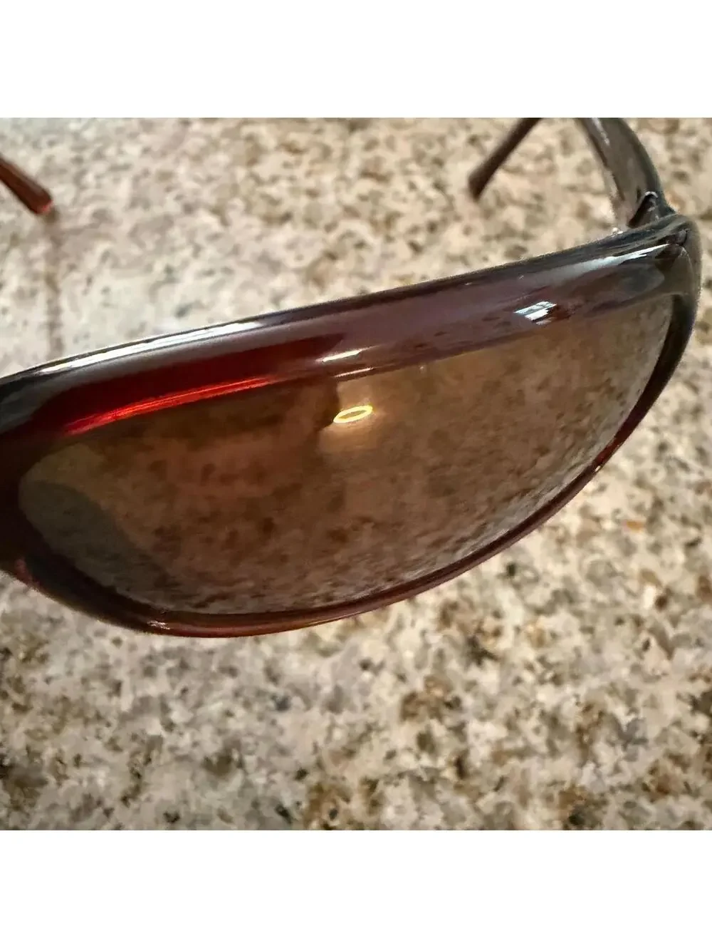 EUC Maui Jim Lagoon MJ 189-26 Brown Frame w/HCL Bronze Polarized Lens